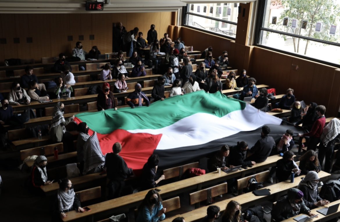 Sciences Po : Macron et la direction calomnient et menacent les étudiants pro-Palestine, solidarité !