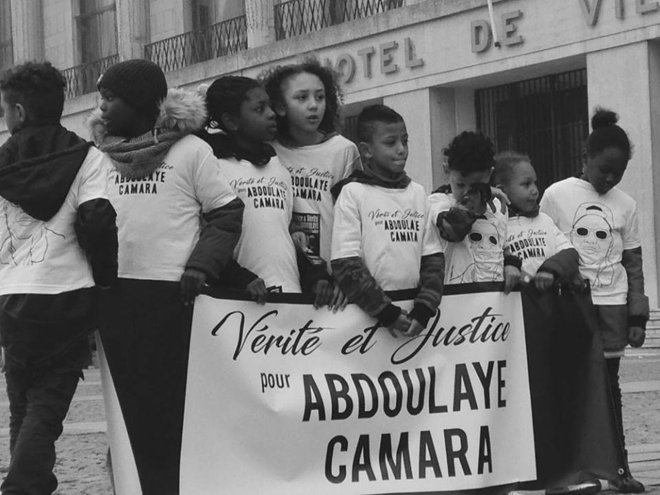 Manifestation en hommage à Abdoulaye Camara, tué par la police le 16 décembre 2014 au Havre
