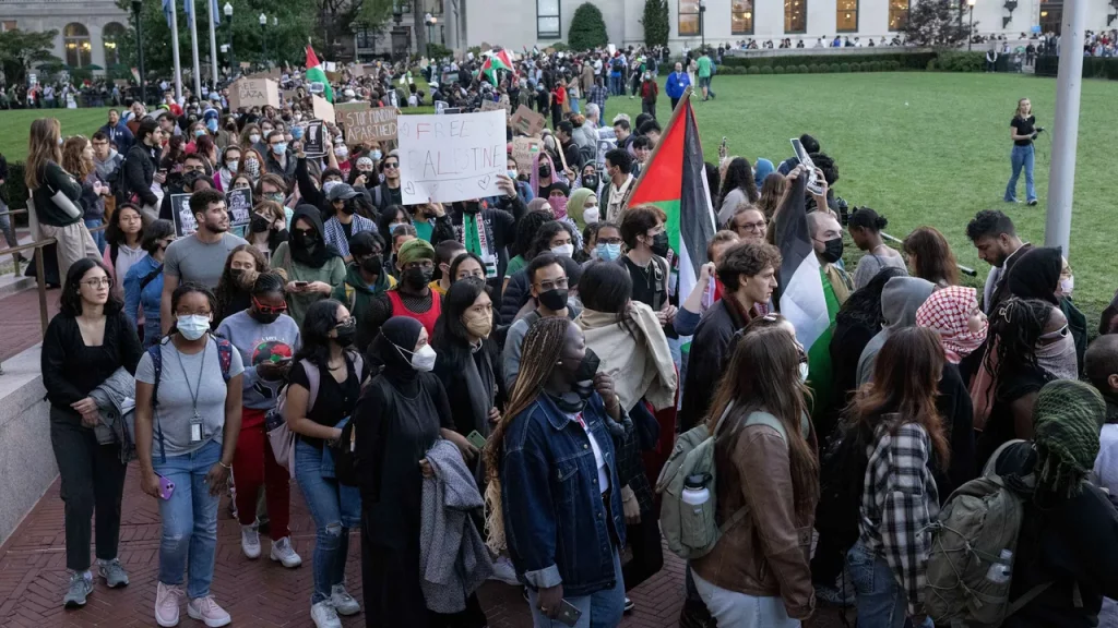 Etats-Unis. A l'université de Columbia, la répression du soutien à la Palestine s'intensifie