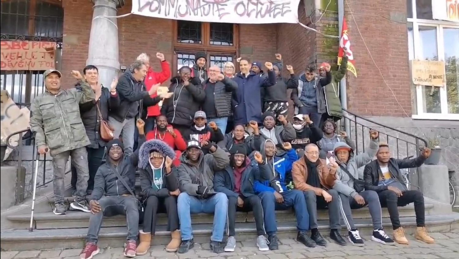 Deux grévistes sans-papiers d'Emmaüs Saint-André-lez-Lille en garde à vue, solidarité ! 
