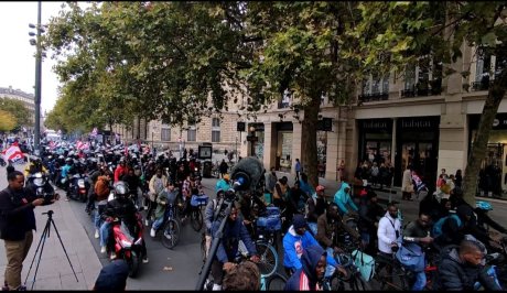 « Il faut respecter notre dignité ! » Les livreurs Uber à nouveau mobilisés à Paris samedi 