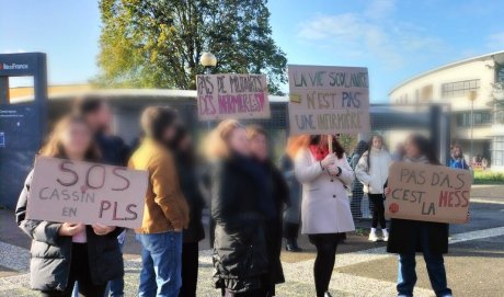 Grève au lycée Cassin de Gonesse : « une infirmière à mi-temps pour 1700 élèves, c'est impossible ! »