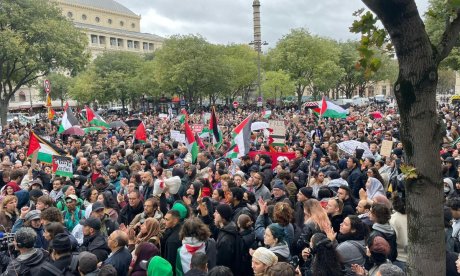 « Free Gaza » : plusieurs milliers de manifestants bravent l'interdiction pour la Palestine à Paris