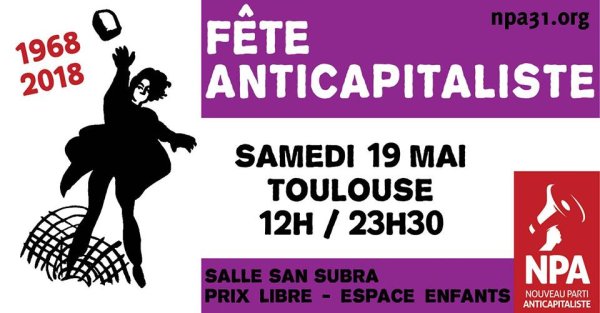 Ce samedi à Toulouse, le NPA fête les 50 ans de mai 68