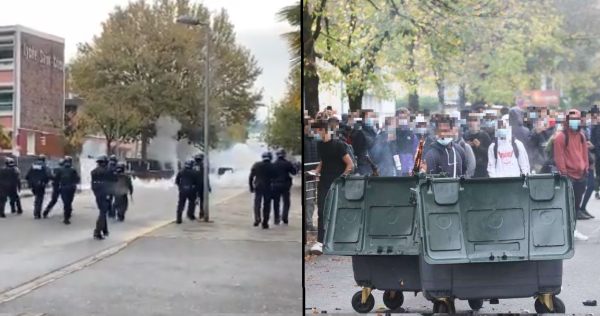 VIDEO. Répression des lycéens à Pau : pluie de grenades lacrymogènes et plusieurs lycéens arrêtés