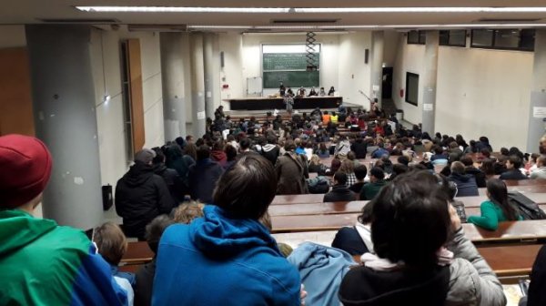Paris 1 : les étudiants occupent le centre R. Cassin pour en faire un QG de la mobilisation 