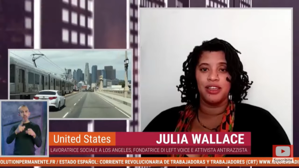 Julia Wallace : « Nous avons besoin d'un parti politique qui soit indépendant des capitalistes et des impérialistes » 