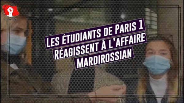 VIDEO. La Sorbonne : les étudiants réagissent aux propos homophobes et transphobes d'un professeur de Droit