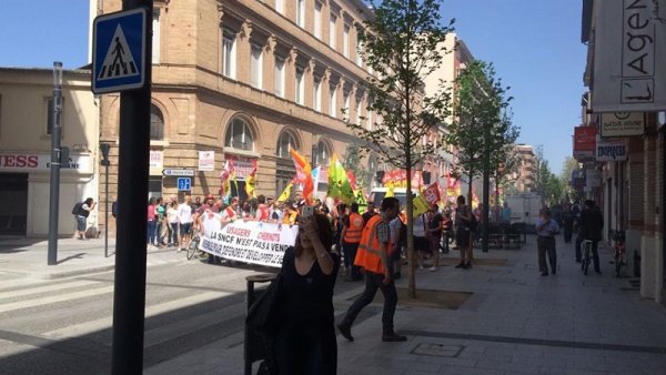 A Toulouse, plusieurs milliers de manifestants battent le pavé sous le signe de la convergence 