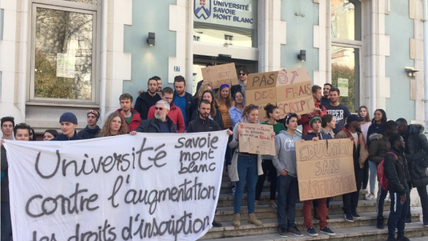 Chambéry. Le CA de l'université vote contre l'application de la hausse des frais d'inscription pour 2019-2020