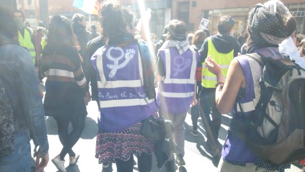 Toulouse, acte 22. Intervention du collectif féministe révolutionnaire Du Pain et des Roses