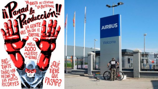 Airbus. De l'Espagne à la France, les salariés en lutte pour l'arrêt de la production