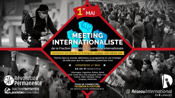 Le 1er mai, Révolution Permanente t'invite à un grand Meeting internationaliste !