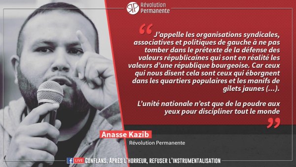 Anasse Kazib : « La gauche ne doit pas tomber dans le piège de l'union nationale »