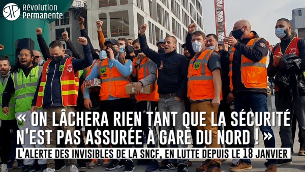 Reportage | Grève SNCF. « On lâchera rien tant que la sécurité n'est pas assurée à Gare du Nord ! »