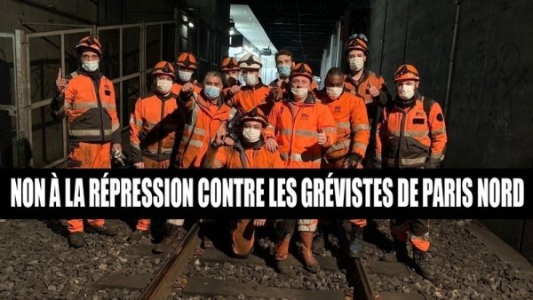 Répression : la SNCF menace de licenciement des grévistes de l'Infrapôle Paris Nord