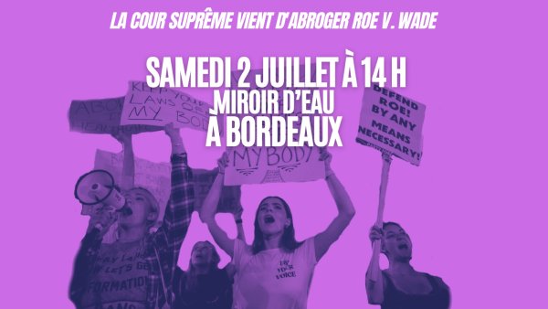 Bordeaux. Manifestation en solidarité avec les femmes du monde entier pour le droit à l'avortement