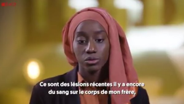 Vidéo : La soeur de Mahmadou Fofana mort le 13 septembre témoigne 