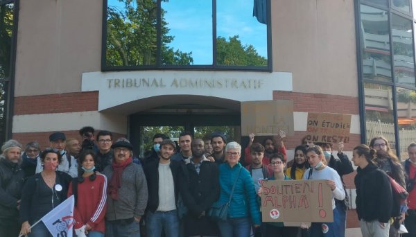 A Toulouse, un élan de solidarité avec Alpha, étudiant guinéen menacé d'expulsion