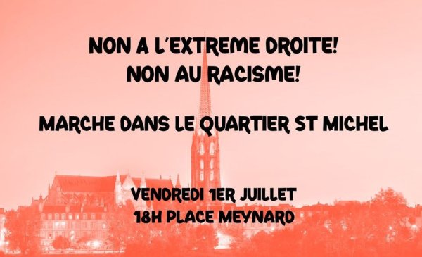 Bordeaux. Agressions de l'extrême-droite à Saint-Michel : rassemblement pour riposter le 1er juillet