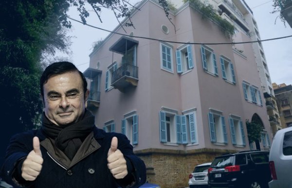 Carlos Ghosn s'est réfugié à Beyrouth dans sa villa de 5 millions payée et rénovée par Nissan