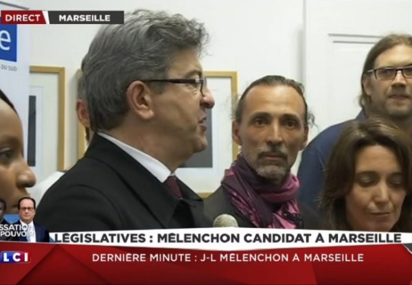 Mélenchon se présente à Marseille pour « tourner la page » du PS