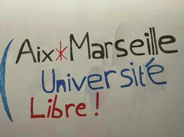 Aix-en-Provence : "Nous luttons pour le présentiel, mais aussi une hausse des moyens à la fac"