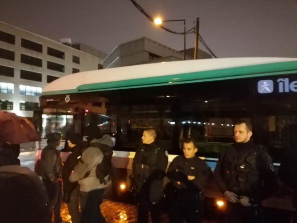 La police déloge les soutiens des grévistes RATP au dépôt de Pleyel