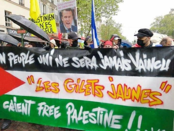 VIDEO. Malgré la répression les Gilets Jaunes apportent leur soutien à la manif pro-Palestine