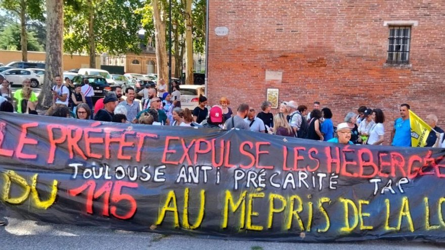 Toulouse : la préfecture met à la rue les bénéficiaires de l'hébergement d'urgence