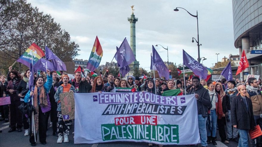 25 novembre : manifestons dans les cortèges pour la Palestine, contre toutes les violences faites aux femmes