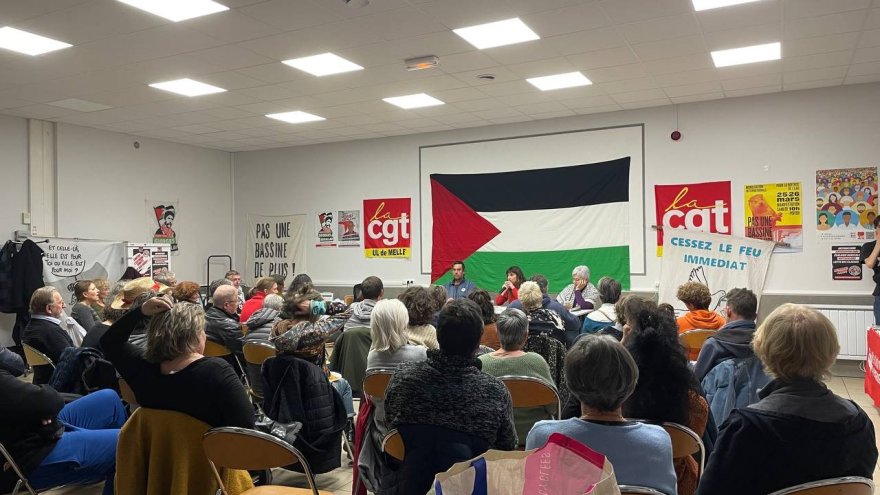 Salle comble à la soirée de la CGT Melle : la solidarité contre la répression se construit dans la région