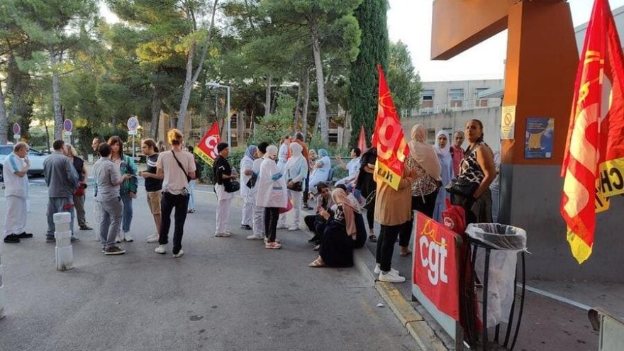 CHU de Montpellier. Les salariés du nettoyage en grève reconductible pour leurs salaires jusqu'à lundi