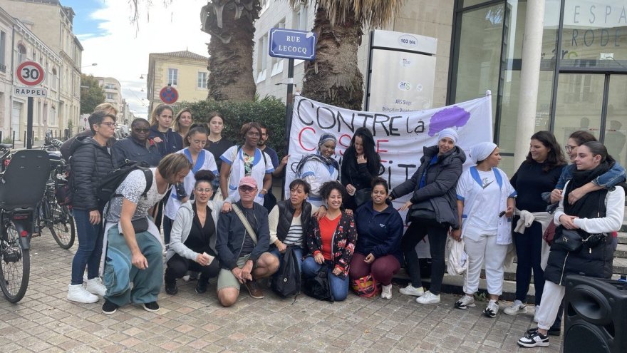 Bordeaux. Les grévistes d'Elior se coordonnent sur plusieurs hôpitaux face à leur direction