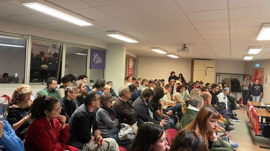 Palestine, autoritarisme… : plus de 100 personnes pour l'Assemblée de Révolution Permanente à Bordeaux