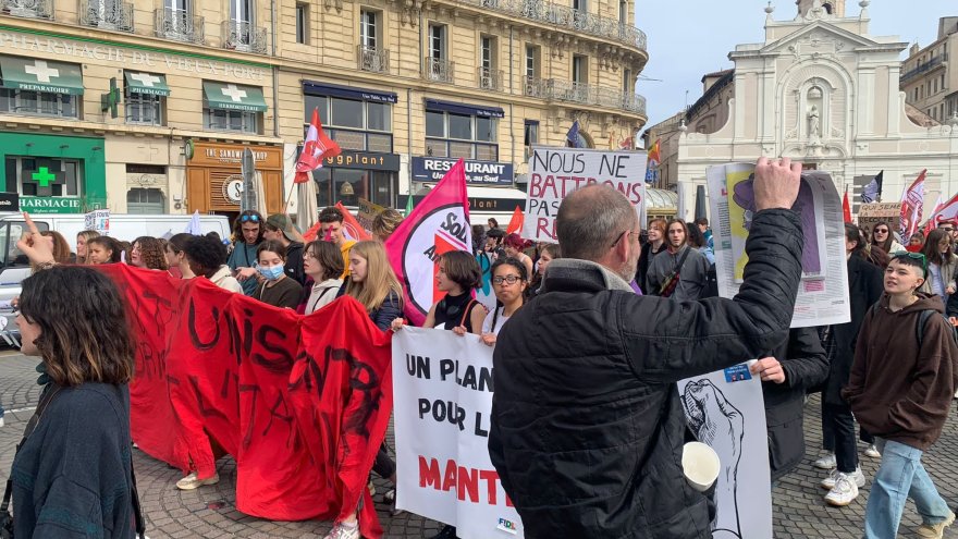 Marseille : les lycéens au coeur de la contestation malgré une violente répression 